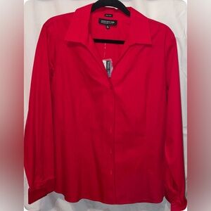 Jones New York Collection Woman Non-Iron Button Down